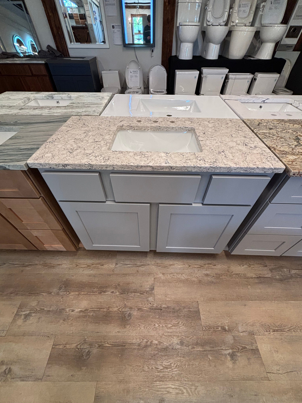 42” KCD Vanity W/ Custom Vanity Top