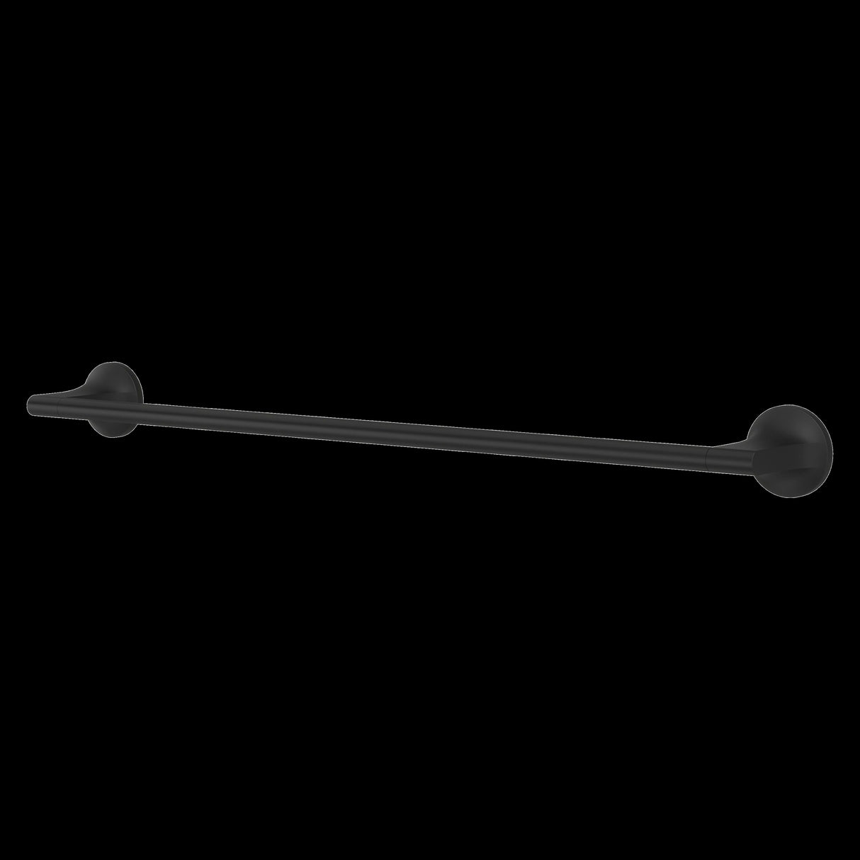 Pfirst Modern 24" Towel Bar in Matte Black