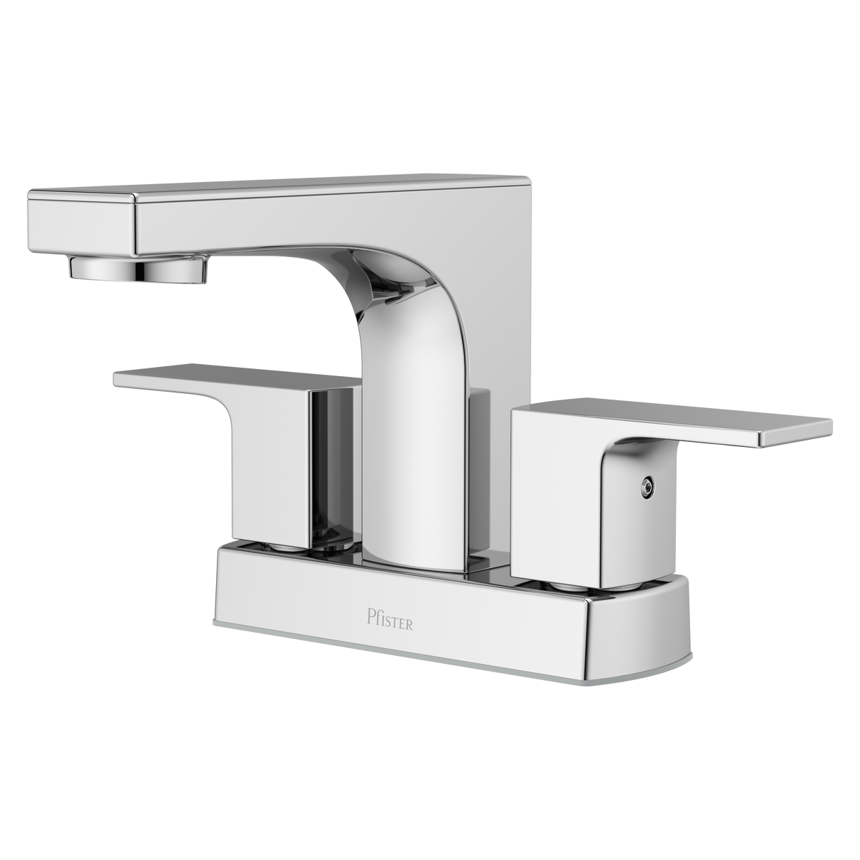 Pfirst Modern 4 in. Centerset Faucet in Polished Chrome