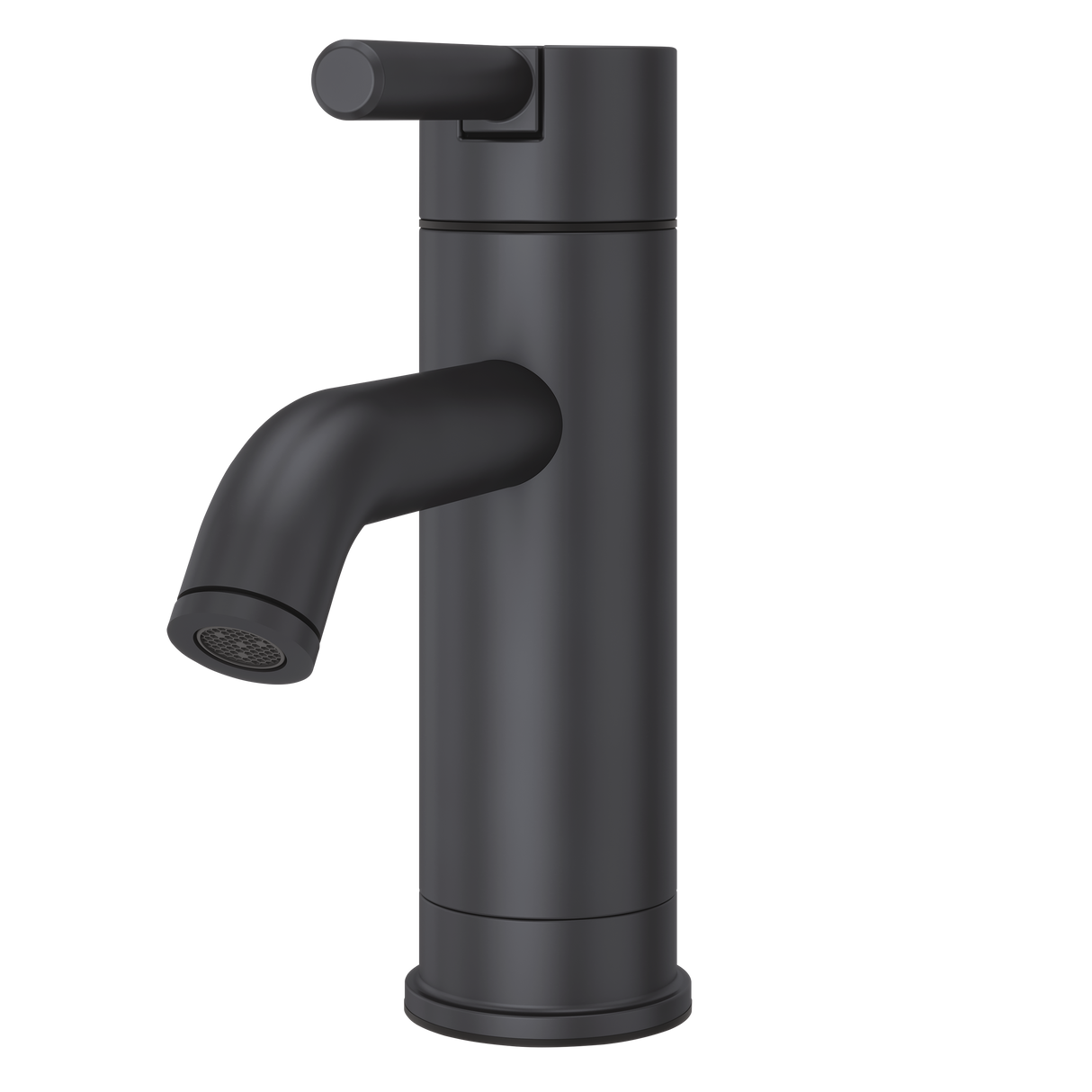 Contempra Single Control 4" Centerset Bathroom Faucet in Matte Black