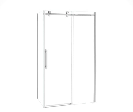 MAAX 107545-900-084-000 Odyssey SC 48" x 32" x 78" 8mm Sliding Shower Door for Corner Installation with Clear glass in Chrome