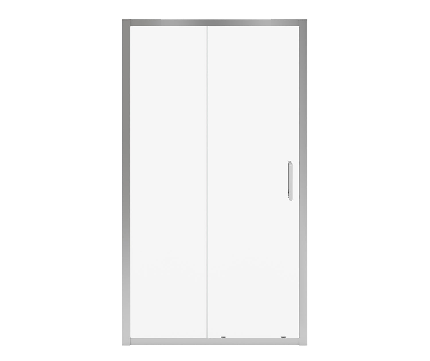MAAX 135235-900-084-000 Connect Pro 43 ½-45 x 76 in. 6mm Sliding Shower Door for Alcove Installation with Clear glass in Chrome