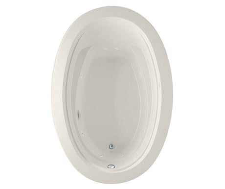 MAAX 106460-000-007 Arno 7242 Acrylic Drop-in End Drain Bathtub in Biscuit
