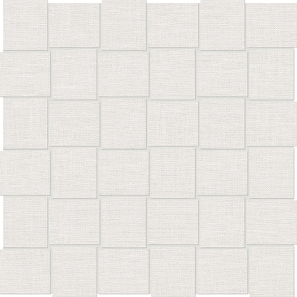 Anatolia Tile 2X2 Basketweave Belgian Linen Ivory Porcelain Mosaics. 1 Sheet = .96 Sq. Ft. 4501-0029-1 (69-566) Ivory Basketweave 2x2 - premium natural stone mosaic tile from Anatolia Tile, available at PoshHaus showroom in Keene, NH