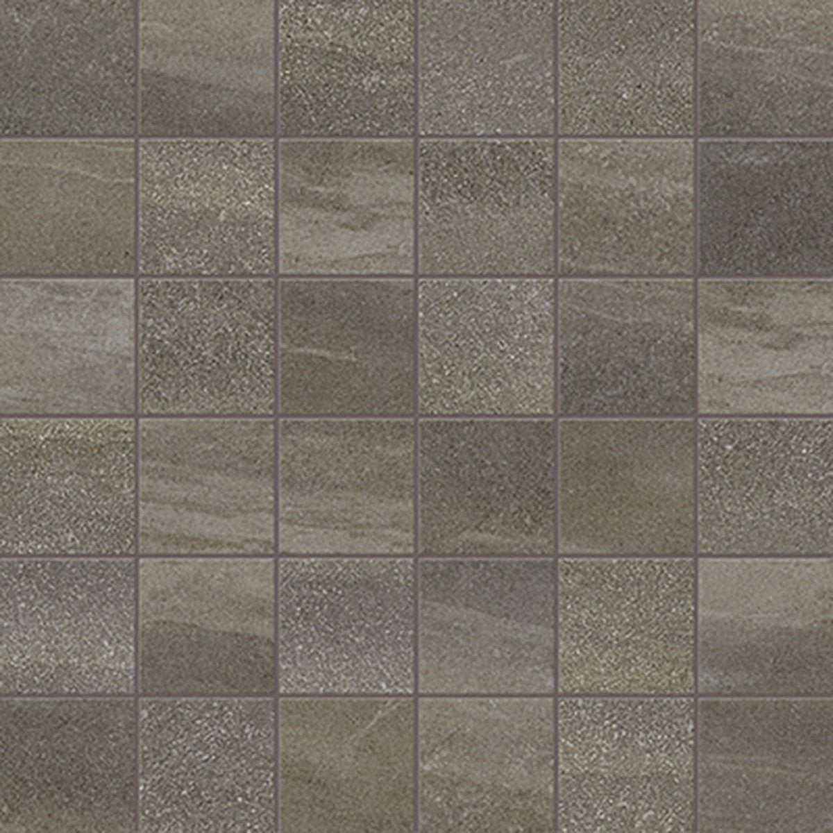 Anatolia Tile 2X2 Matte Crux Mica 36 Piece Porcelain Mosaics. 1 Sheet = 1.16 Sq. Ft. 4501-0077-0 (63-527) Mica 2x2 - premium natural stone mosaic tile from Anatolia Tile, available at PoshHaus showroom in Keene, NH