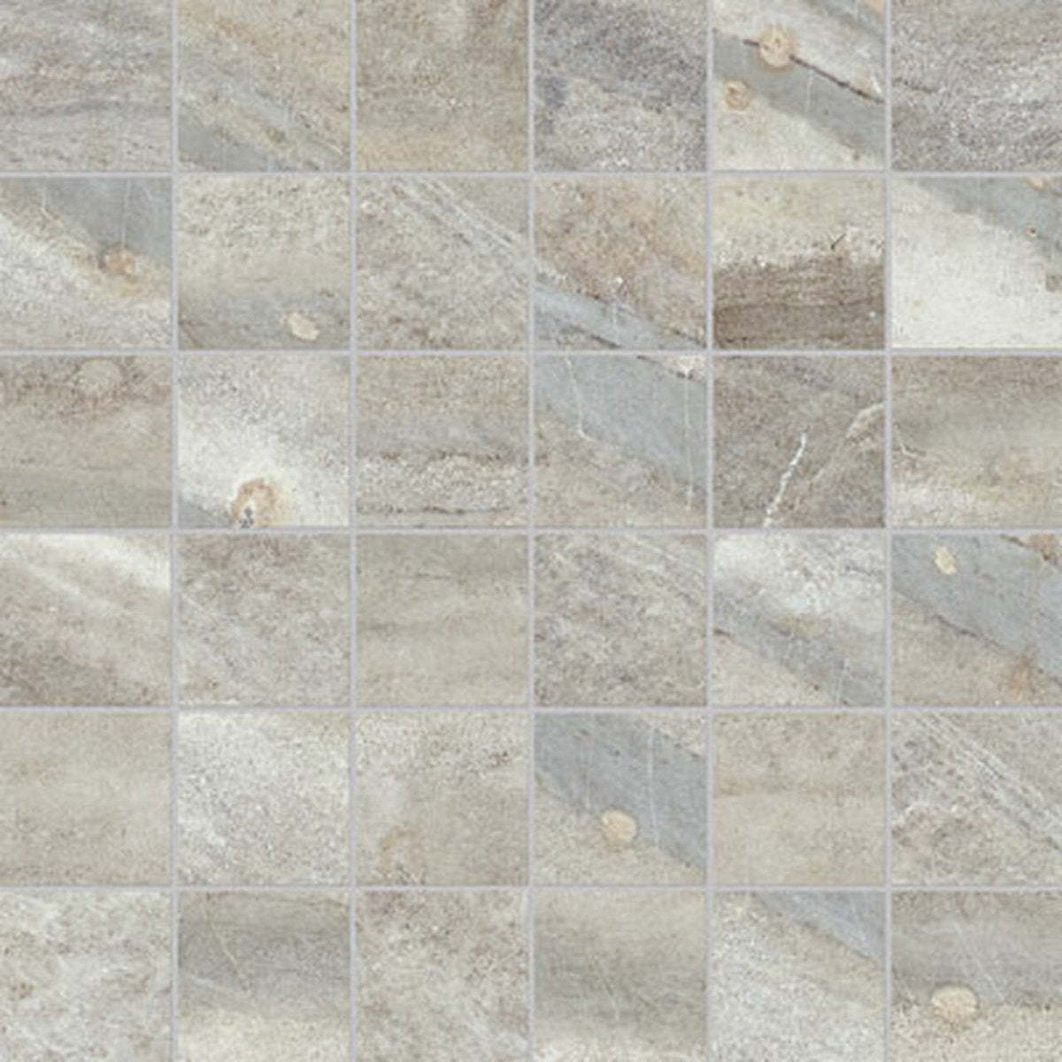 Anatolia Tile 2X2 Evolution Sand Matte 36 Piece Porcelain Mosaics. 1 Sheet = .96 Sq. Ft. 4501-0096-0 (69-206) Sand 2x2 - premium natural stone mosaic tile from Anatolia Tile, available at PoshHaus showroom in Keene, NH