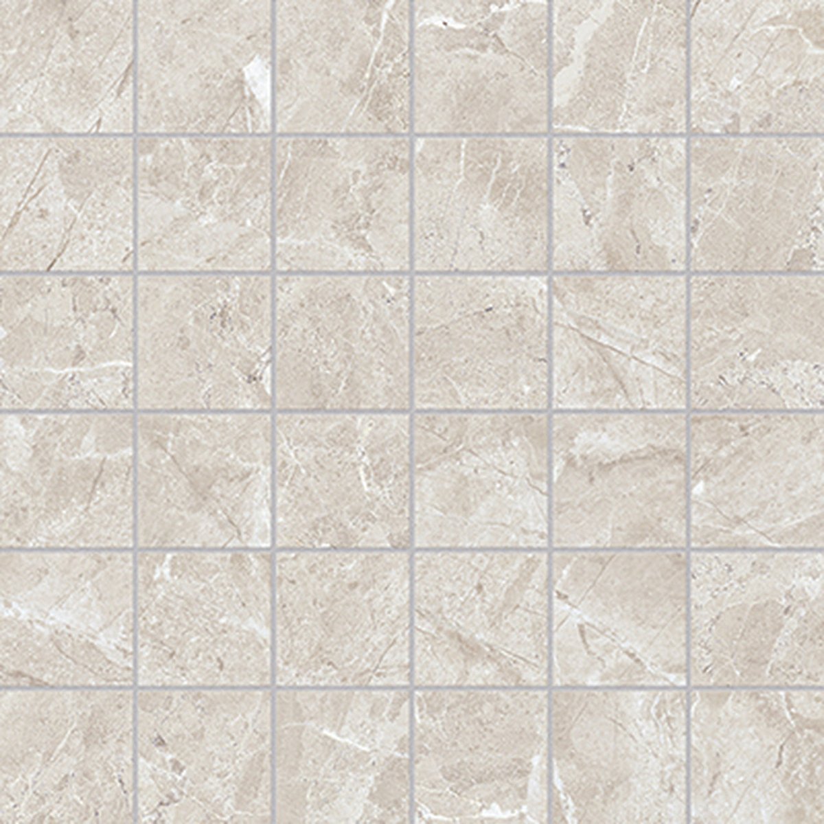Anatolia Tile 2X2 Regency Ivory Matte 36 Piece Porcelain Mosaics. 1 Sheet = 1.16 Sq. Ft. 4501-0216-0 (63-510) Ivory 2x2 - premium natural stone mosaic tile from Anatolia Tile, available at PoshHaus showroom in Keene, NH