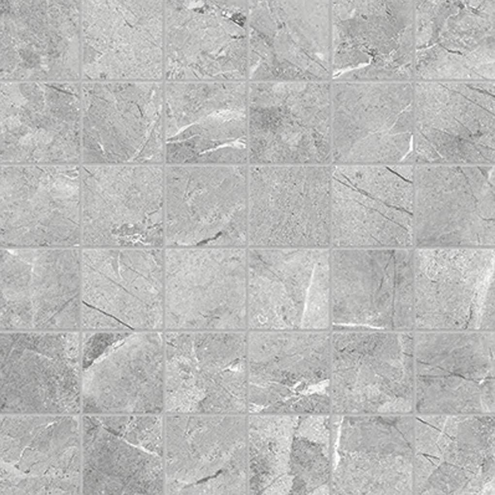 Anatolia Tile 2X2 Regency Mica Matte 36 Piece Porcelain Mosaics. 1 Sheet = 1.16 Sq. Ft. 4501-0217-0 (63-511) Mica 2x2 - premium natural stone mosaic tile from Anatolia Tile, available at PoshHaus showroom in Keene, NH