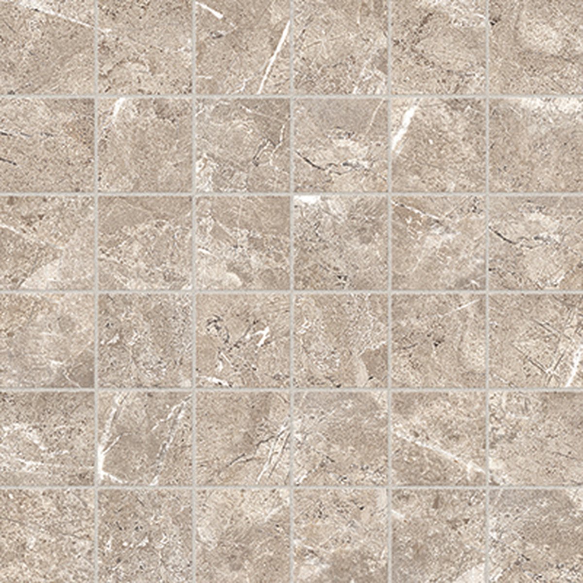 Anatolia Tile 2X2 Regency Sand Matte 36 Piece Porcelain Mosaics. 1 Sheet = 1.16 Sq. Ft. 4501-0218-0 (63-509) Sand 2x2 - premium natural stone mosaic tile from Anatolia Tile, available at PoshHaus showroom in Keene, NH