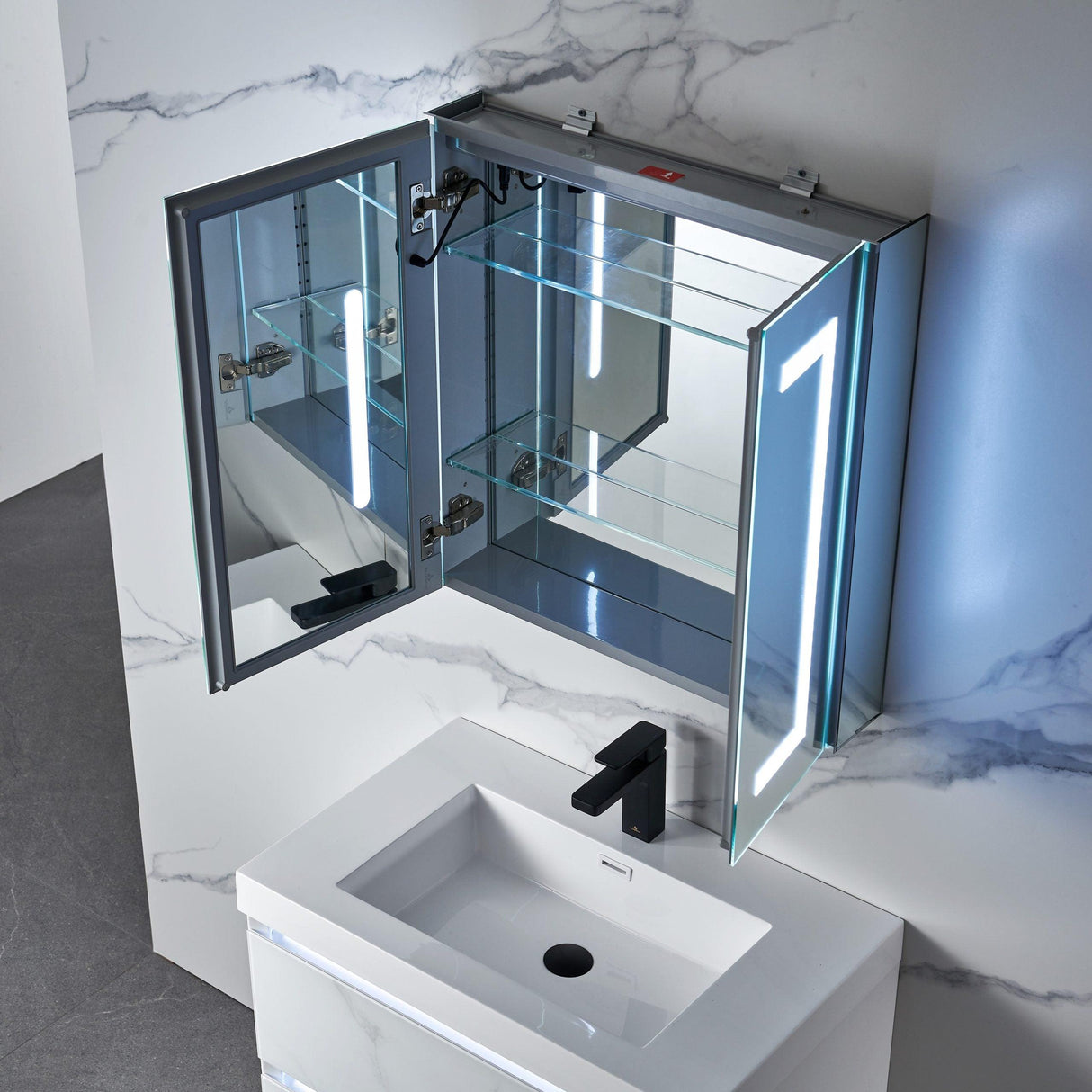 Blossom Rigel LED Medicine Cabinet – Versatile Sizes with Advanced Functionality