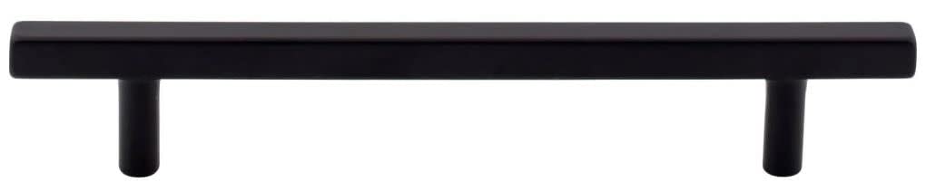 Jeffrey Alexander 845-128MB 128 mm Center-to-Center Matte Black Square Dominique Cabinet Bar Pull