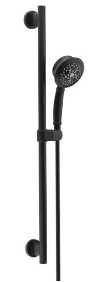 Gerber D461724BS Satin Black Versa 30" Slide Bar Assembly With Surge 5-FUNCTI...