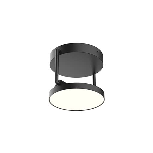 Kuzco SF72205-BK NOVEL 5" SEMI-FLUSH BLACK 8W 120VAC WITH LED DRIVER 3000K 90CRI