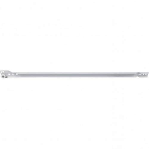 Hardware Resources 41575CR 22-5/8" (575 mm) Single Captive V-Notch Non-self-closing 3/4 extension Side Mount Epoxy Split Slide - Cabinet Right