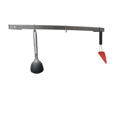 Enclume DWR2 HS 30" Curved Wall Rack Utensil Bar w/ 6 Hooks HS