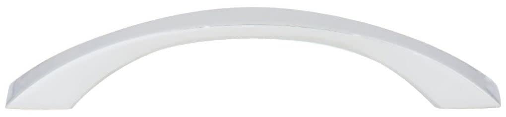 Jeffrey Alexander 767-128PC 128 mm Center-to-Center Polished Chrome Flared Philip Cabinet Pull