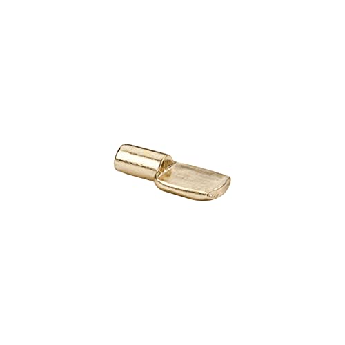 Hardware Resources 1306PB Polished Brass 5 mm Pin Spoon Shelf Support - Priced and Sold by the Thousand. Order 1 for 1,000 Pieces