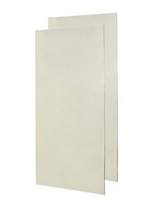 Swanstone SS-3672-1 36 x 72 Swanstone Smooth Glue up Bathtub and Shower Single Wall Panel in Tahiti White SS0367201.011