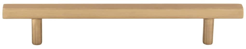 Jeffrey Alexander 845-128SBZ 128 mm Center-to-Center Satin Bronze Square Dominique Cabinet Bar Pull
