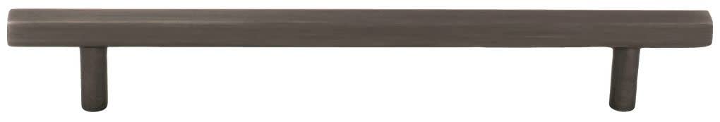 Jeffrey Alexander 845-160BNBDL 160 mm Center-to-Center Brushed Pewter Square Dominique Cabinet Bar Pull