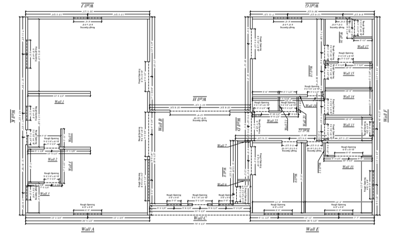 abodeMOD "courtYARD" ABODEMOD2281 3 Bedroom(s), 2 Bathroom(s) 2281 Square Feet Prefab SFR Shell
