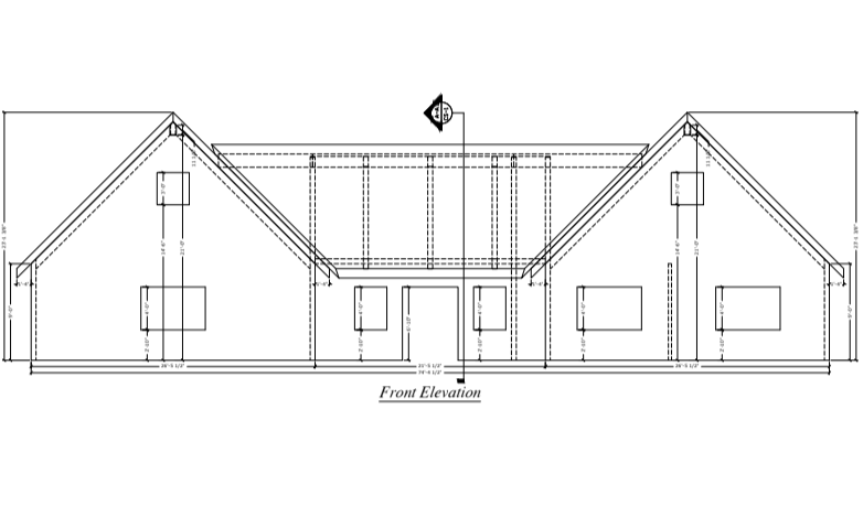 abodeMOD "courtYARD" ABODEMOD2281 3 Bedroom(s), 2 Bathroom(s) 2281 Square Feet Prefab SFR Shell
