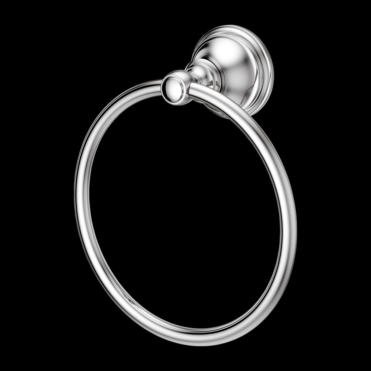 Tisbury Towel Ring in Polished Chrome