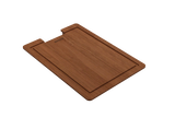 BOCCHI 2320 0001 Wooden Cutting Board for Workstation Sinks w/ handle - Sapele Mahogany Wood
