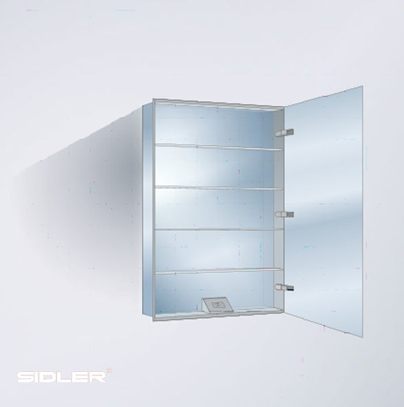 Sidler 10.23404.001 Modello Medicine Cabinet 23"