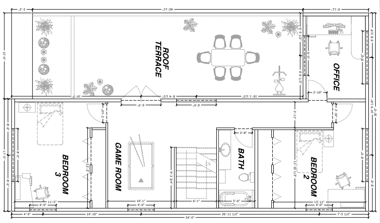 abodeMOD "blockHAUS" ABODEMOD2550 3 Bedroom(s), 2 Bathroom(s) 2550 Square Feet Prefab Shell