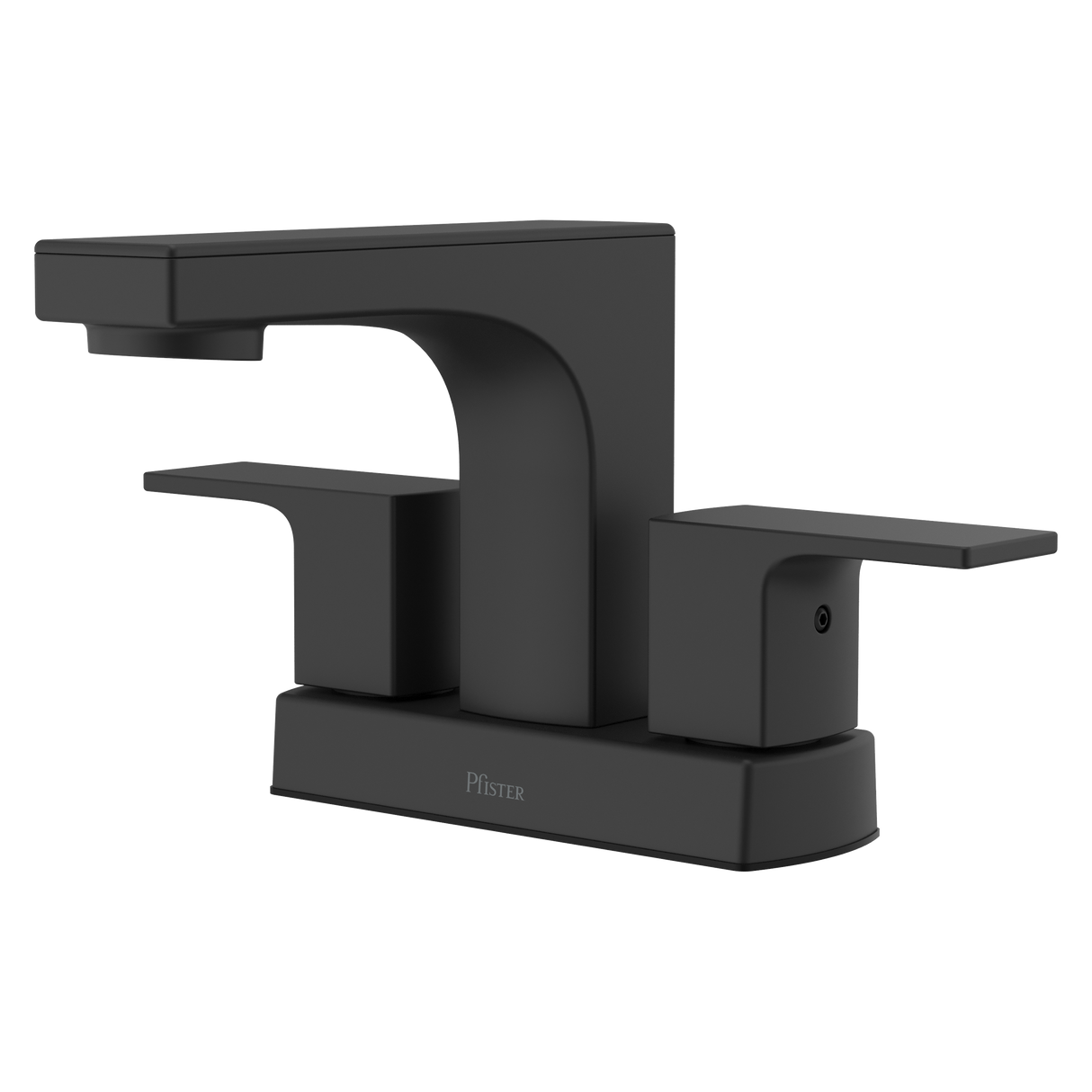 Pfirst Modern 4 in. Centerset Faucet in Matte Black
