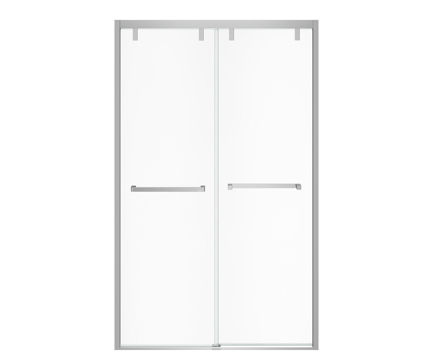 MAAX 135321-900-084-000 Uptown 44-47 x 76 in. 8 mm Bypass Shower Door for Alcove Installation with Clear glass in Chrome