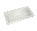 MAAX 106203-L-103-001 Pose 6032 IF Acrylic Corner Right Left-Hand Drain Aeroeffect Bathtub in White