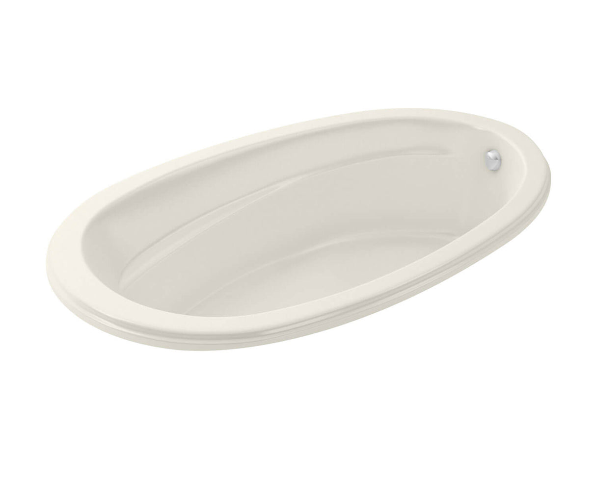 MAAX 106169-097-007 Talma 7242 Acrylic Drop-in End Drain Combined Whirlpool & Aeroeffect Bathtub in Biscuit