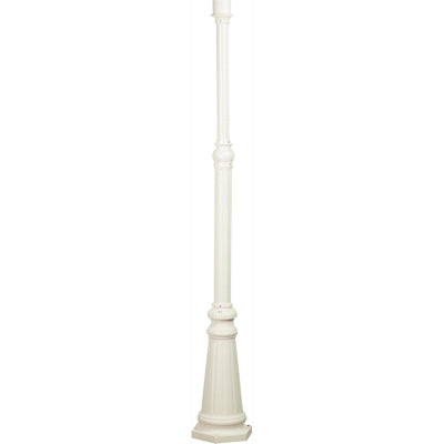 Classico Outdoor Post - White