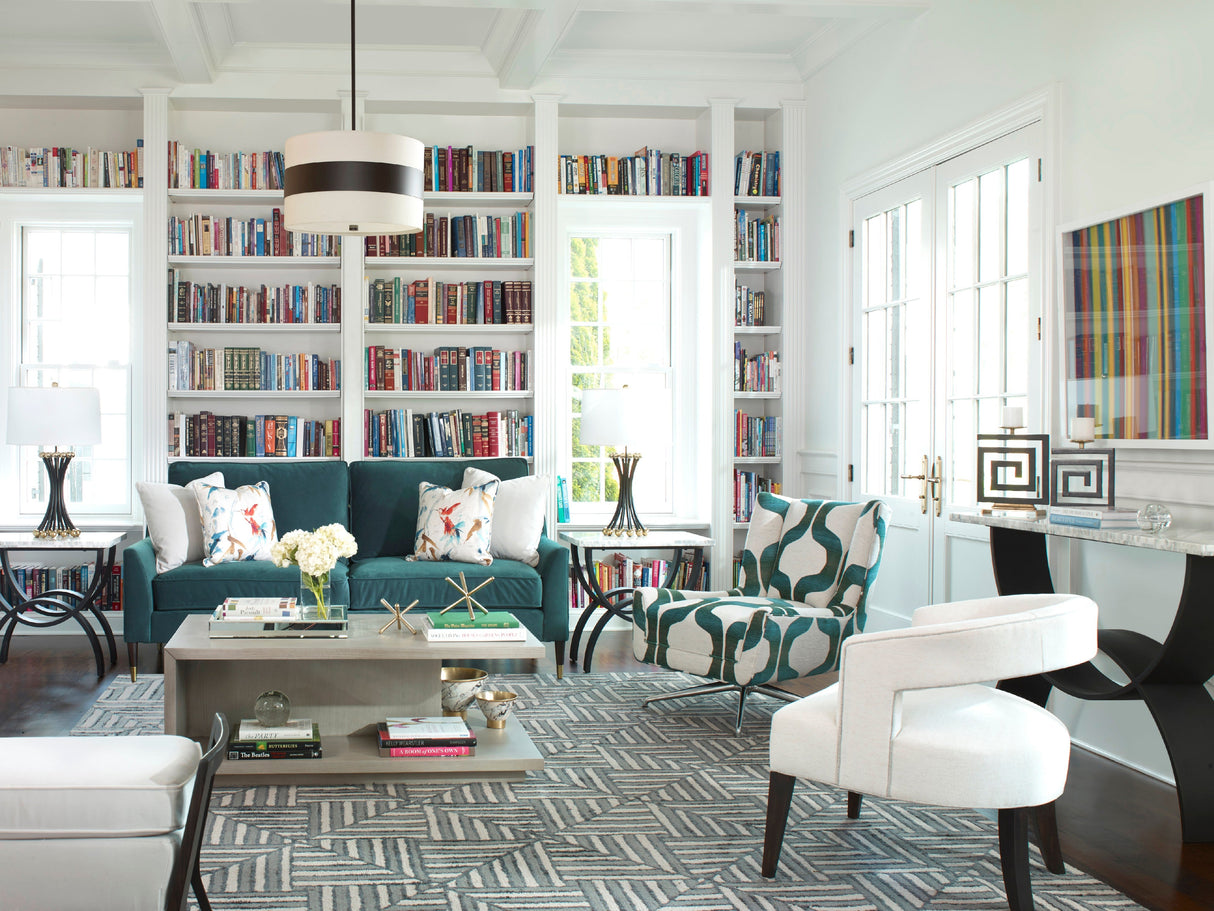 Libby Langdon for Crystorama Grayson 1 Light Dark Bronze Mini Pendant 290-DB