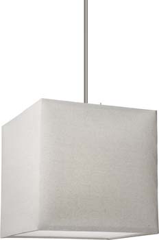 Mercer Street Square Chandelier - White
