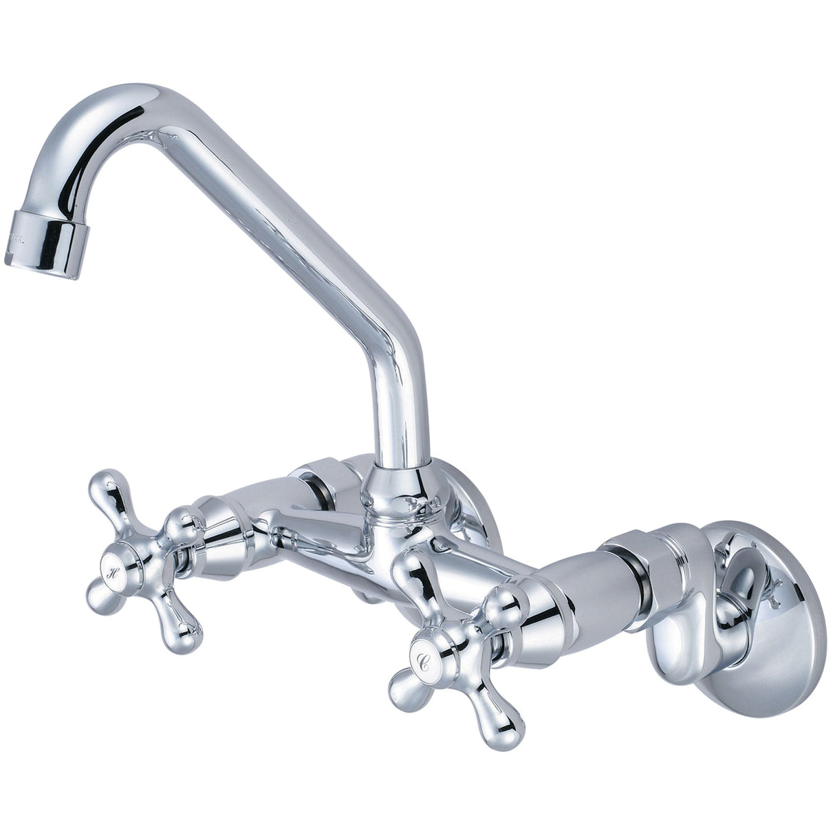 Pioneer 2PM440 Premium Two Handle Wall Mount Faucet in Polished Chrome