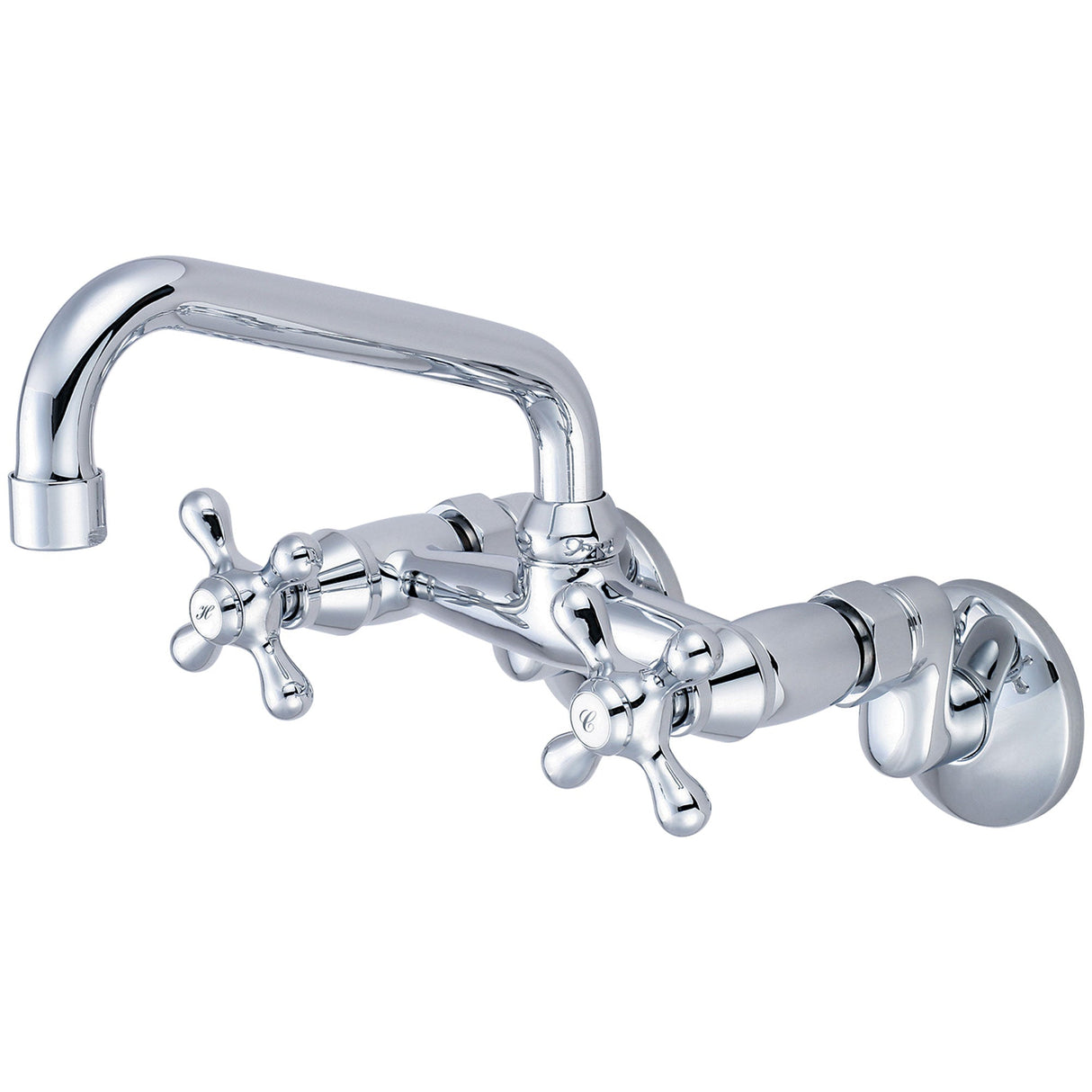 Pioneer 2PM540 Premium Two Handle Wall Mount Faucet in Polished Chrome