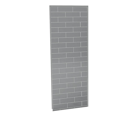 MAAX 103409-301-501 Utile 32 in. Composite Direct-to-Stud Side Wall in Metro Ash Grey