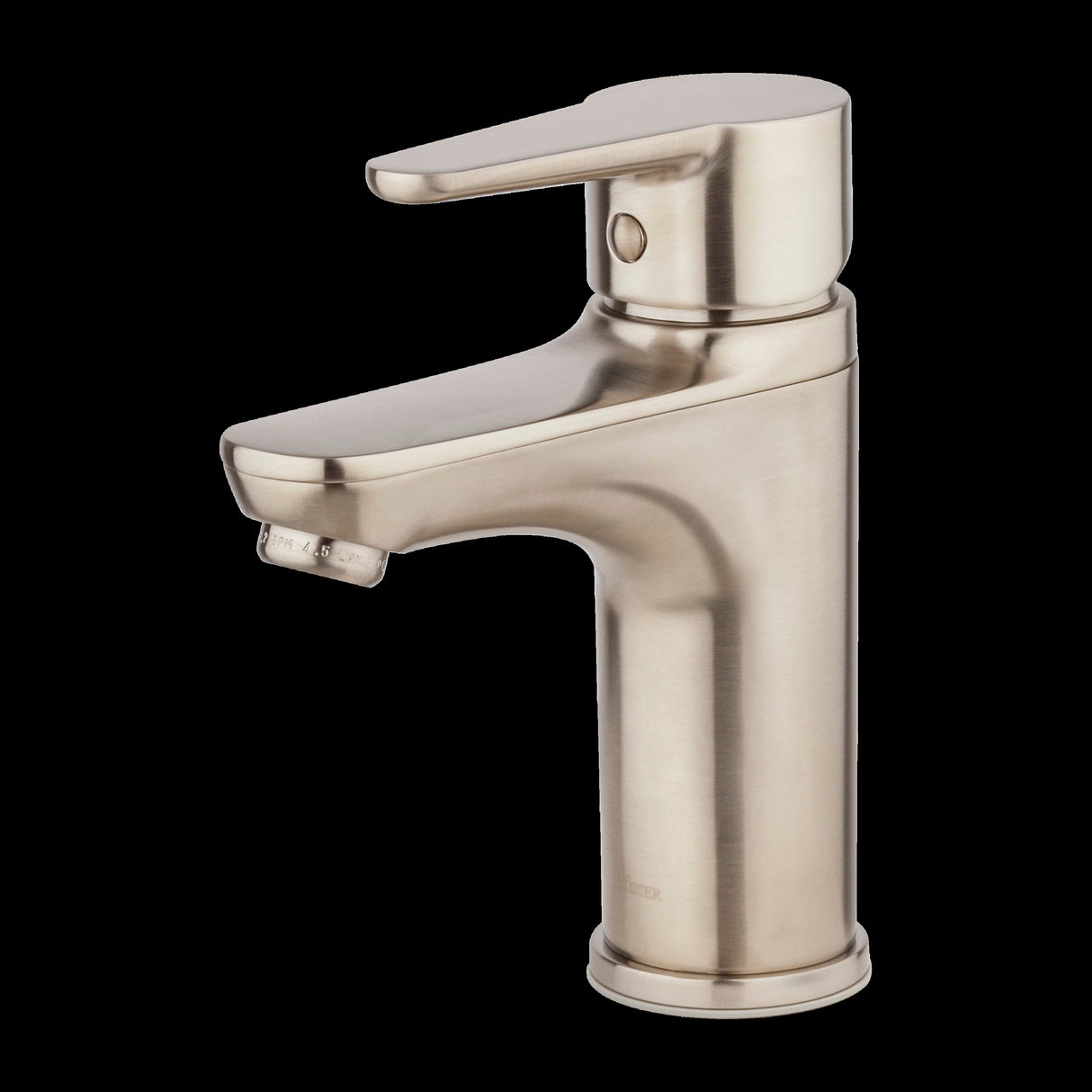 Pfirst Modern Single Control Bath Faucet in Brushed Nickel