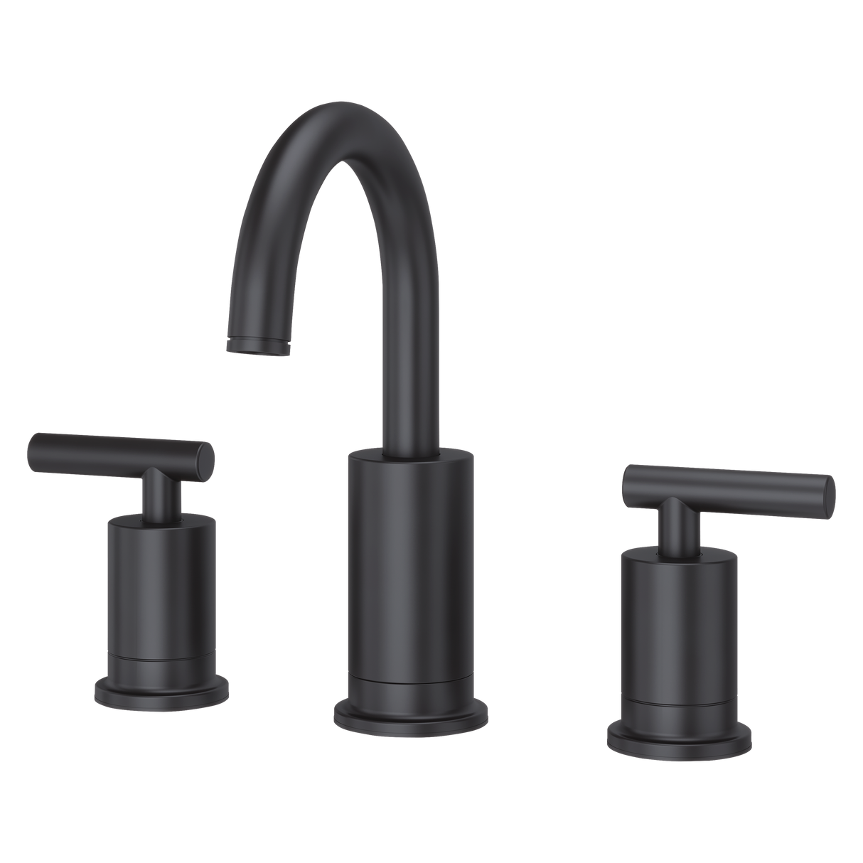 Contempra 8" Widespread Bathroom Faucet in Matte Black