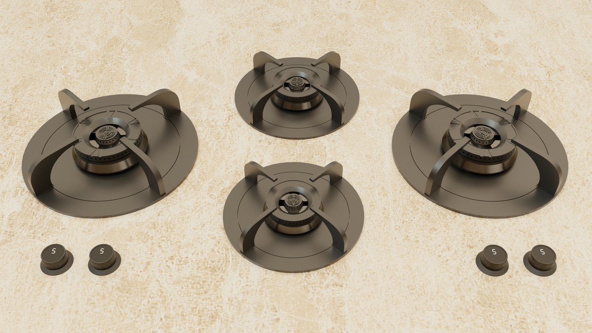 VarioCook eGas Wok Burner - Black / NG