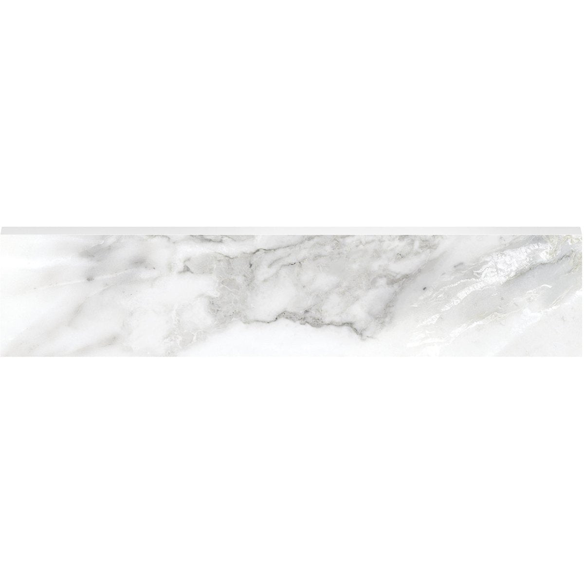 Anatolia Tile 3X12 Bn La Marca Arabescato Honed & Rectified Bullnose 4502-0290-0 Arabescato 3x12 Honed - premium natural stone mosaic tile from Anatolia Tile, available at PoshHaus showroom in Keene, NH