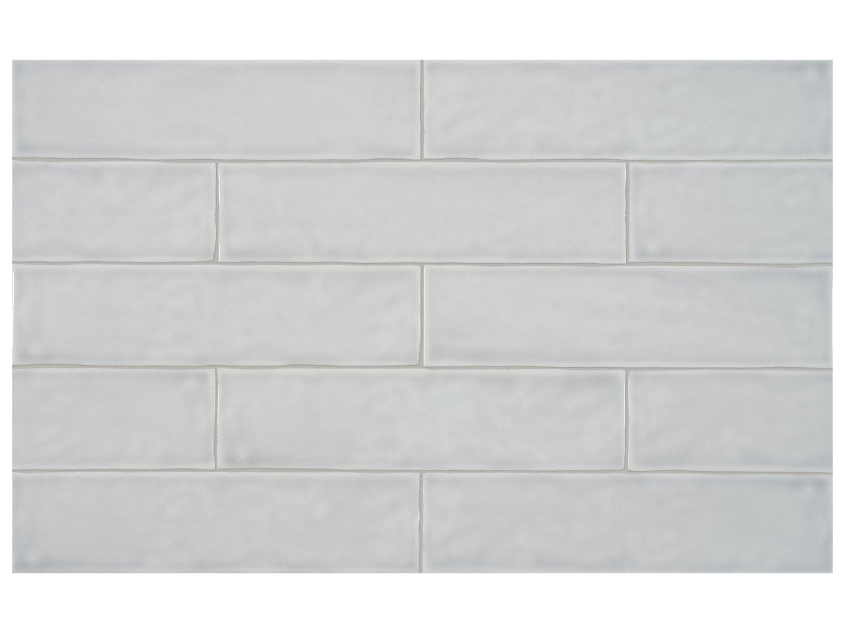 Anatolia Tile 3X12 Teramoda Silver Glossy 4000-0245-0 Silver - premium natural stone mosaic tile from Anatolia Tile, available at PoshHaus showroom in Keene, NH