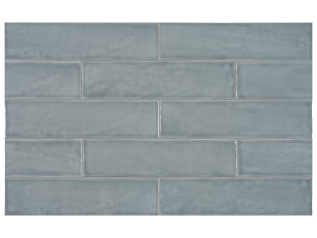 Anatolia Tile 3X12 Teramoda Sterling Glossy 4000-0248-0 Sterling - premium natural stone mosaic tile from Anatolia Tile, available at PoshHaus showroom in Keene, NH