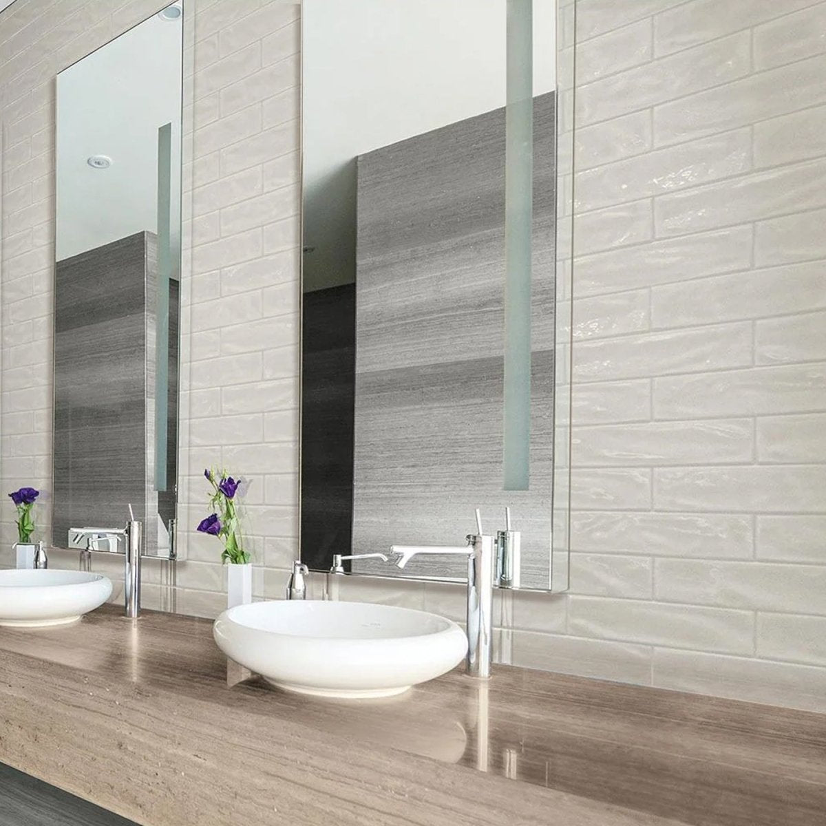 Anatolia Tile 3X6 Marlow Desert Glossy Wall 4000-0075-1 Desert 3x6 Glossy - premium natural stone mosaic tile from Anatolia Tile, available at PoshHaus showroom in Keene, NH