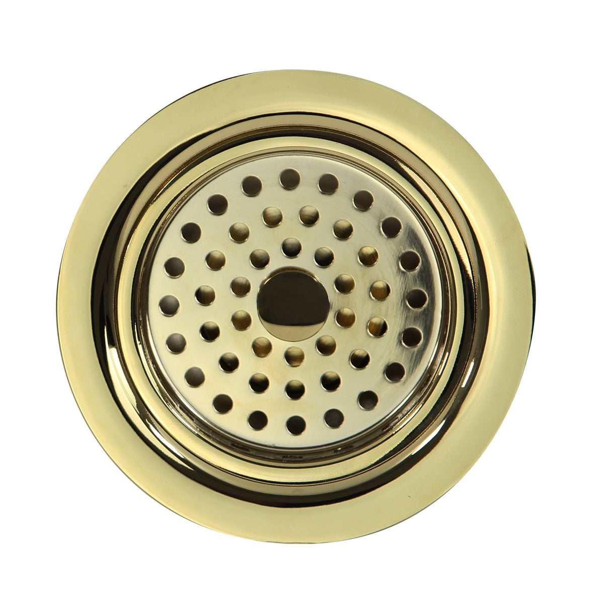 Nantucket Sinks Polished Brass 3.5 Inch Kitchen Drain