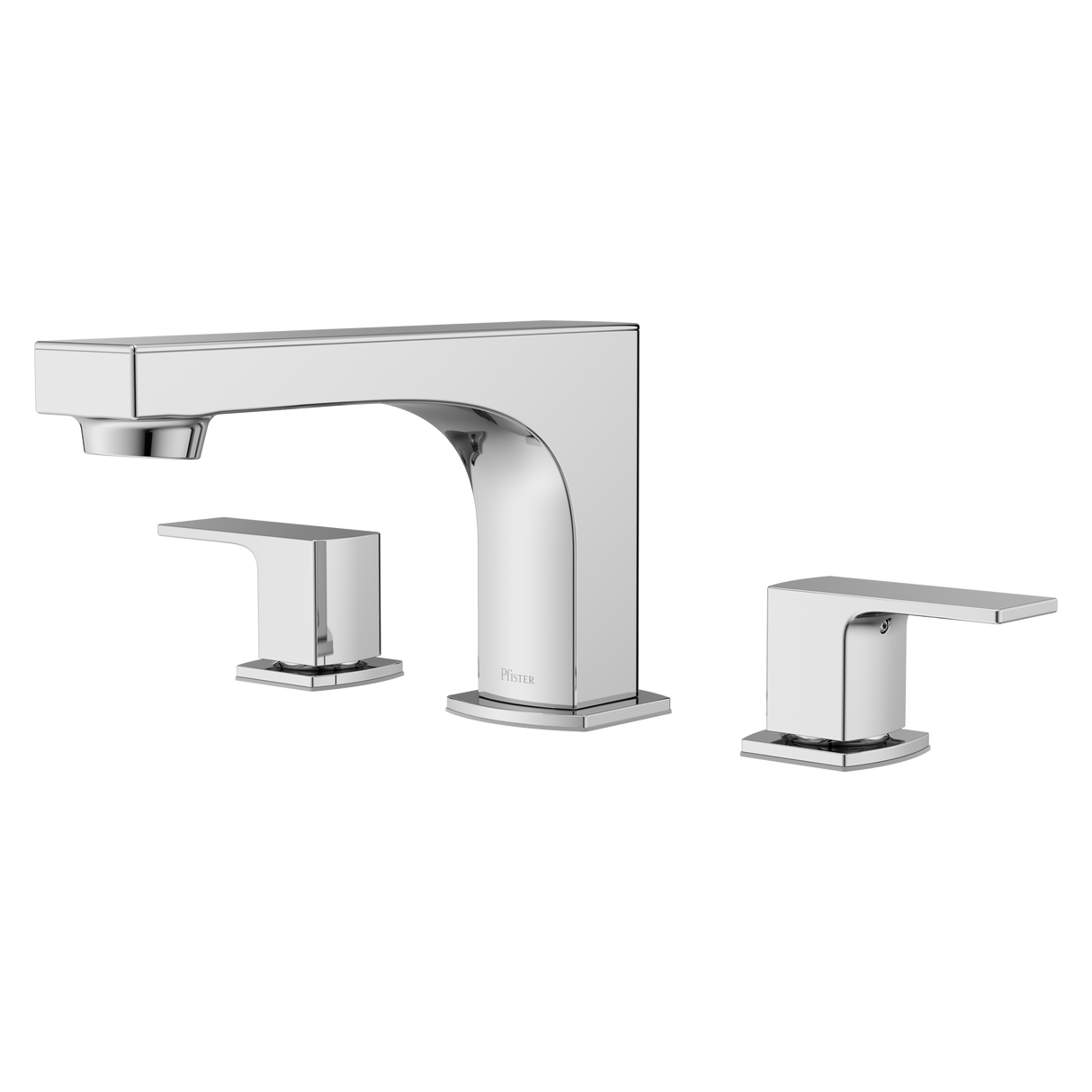 Pfirst Modern Roman Tub Faucet in Polished Chrome