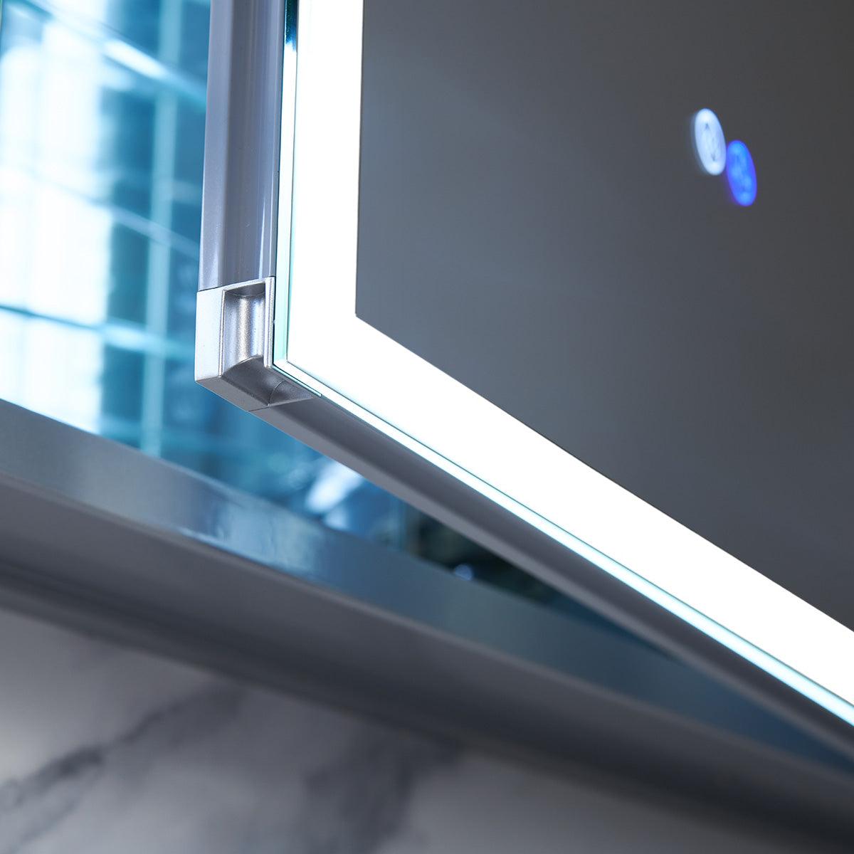 Capella LED Medicine Cabinet – Modern Vanity Mirror with Built-in Defogger and Touch Controls